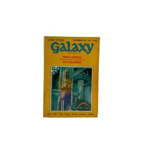 Galaxy "Power Complex"‎ 14155 Science Fiction Magazine VTG Novelette Sept. 1972